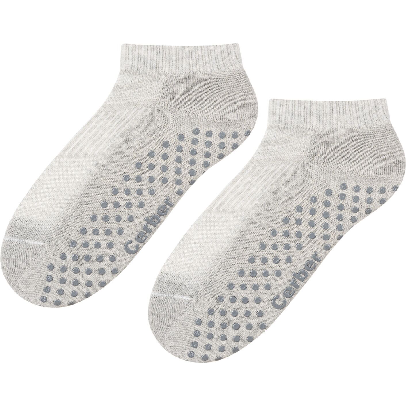 Skarpetki stopki antypoślizgowe - szary melanż