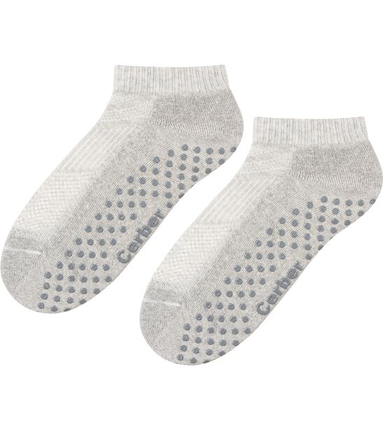 Skarpetki stopki antypoślizgowe - szary melanż
