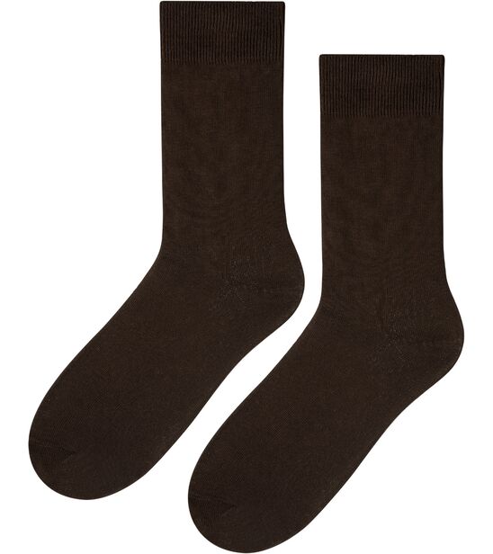 Skarpetki męskie 100% bawełna - brąz