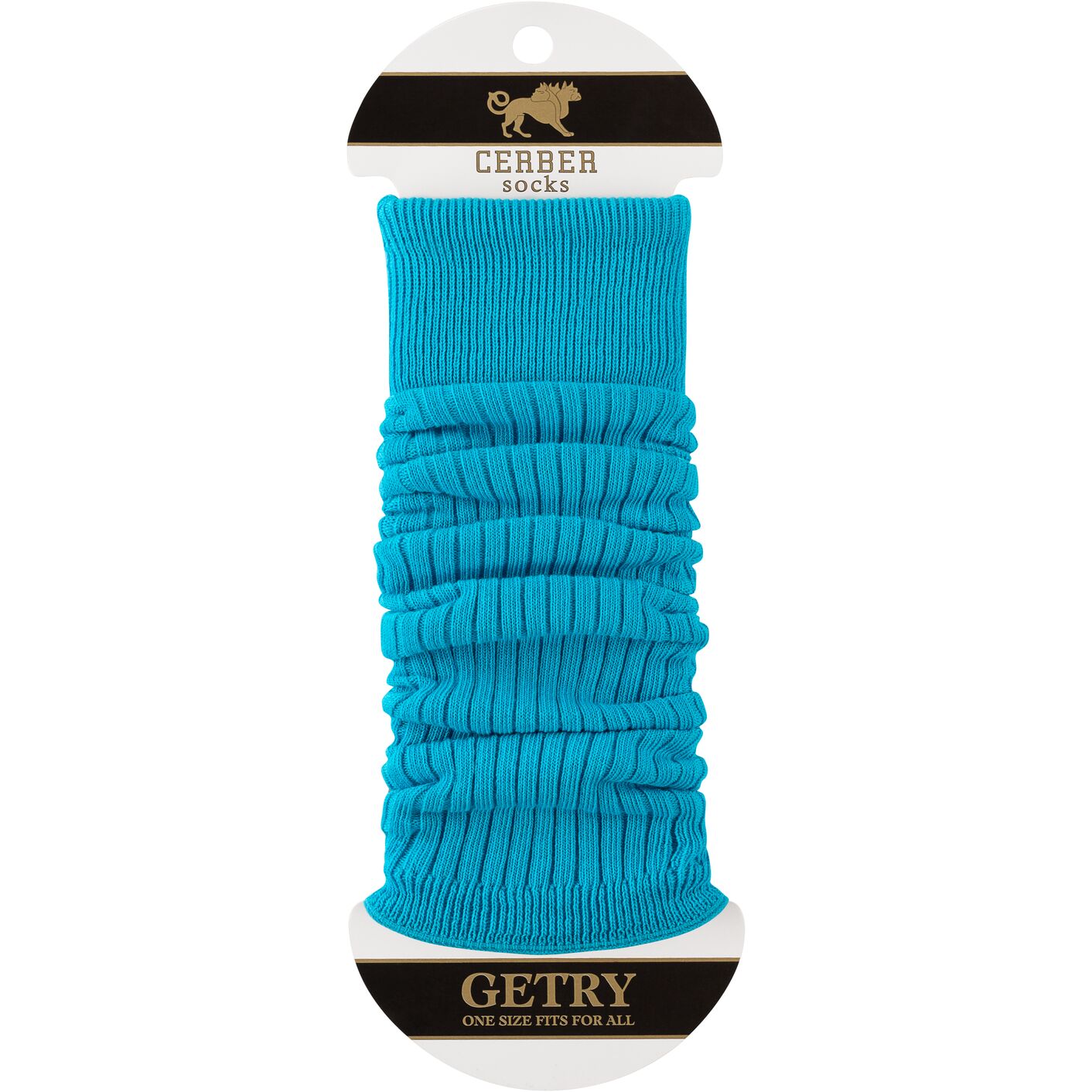 Getry bawełniane - turkus