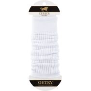 Białe getry bawełniane