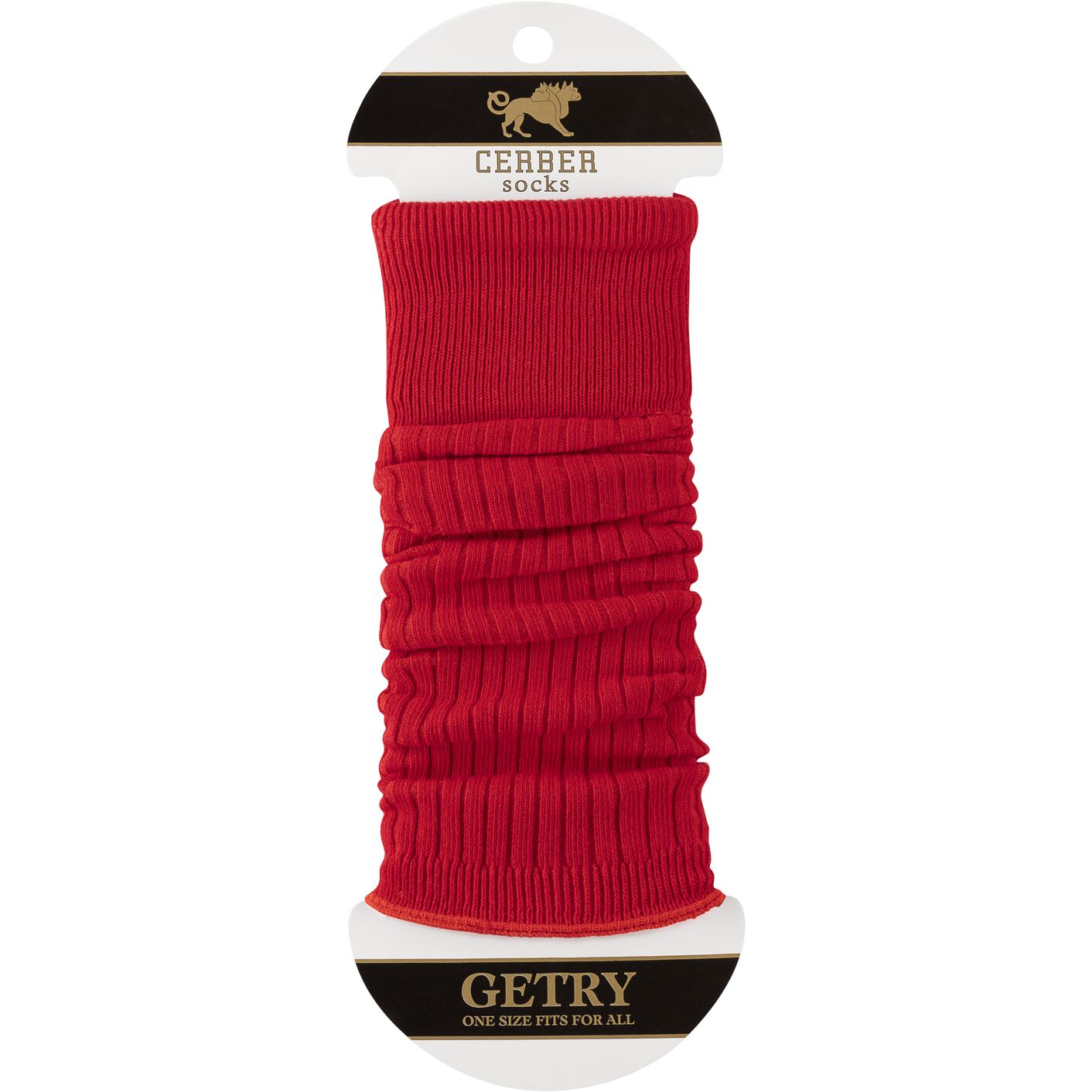 Getry bawełniane - czerwone