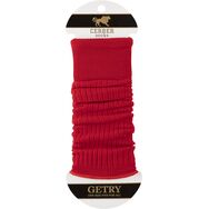 Getry bawełniane - czerwone