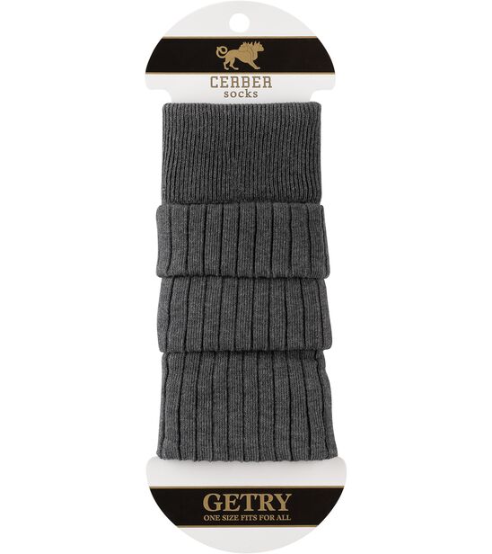 Getry bawełniane - grafit