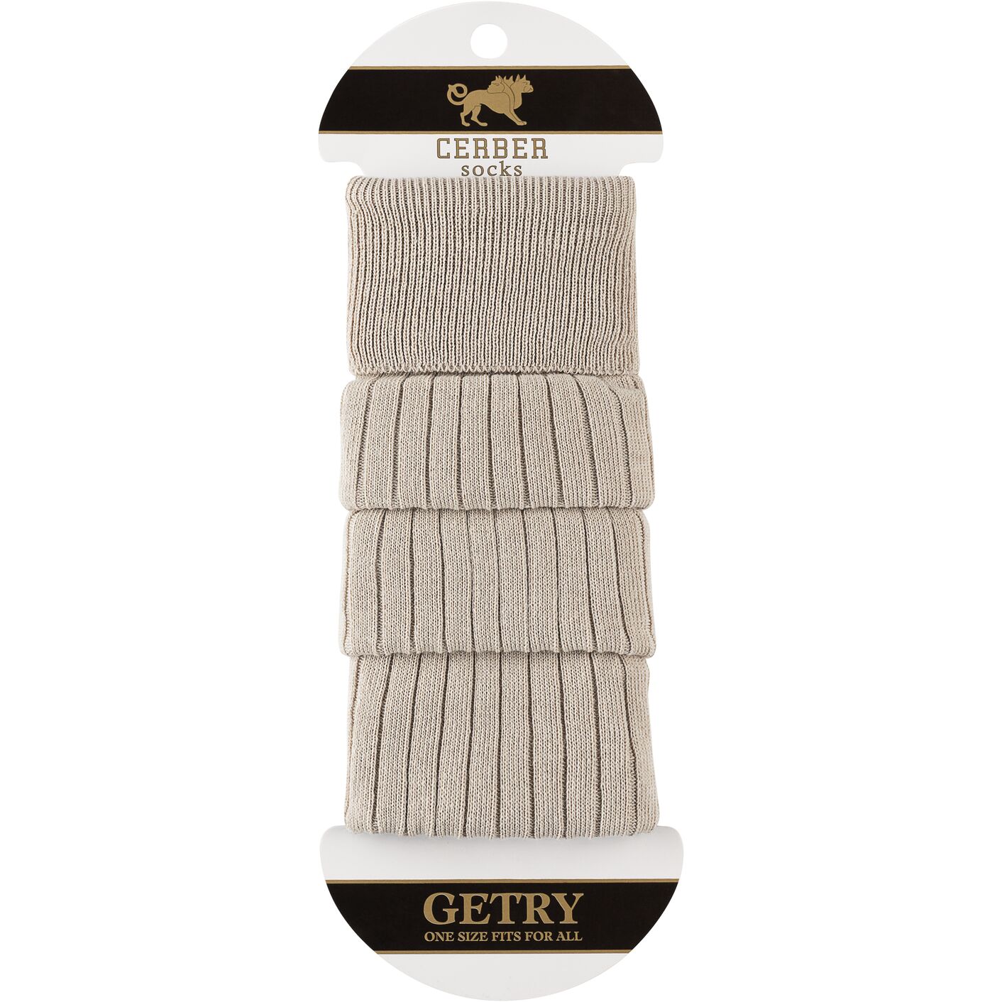 Getry bawełniane - beż