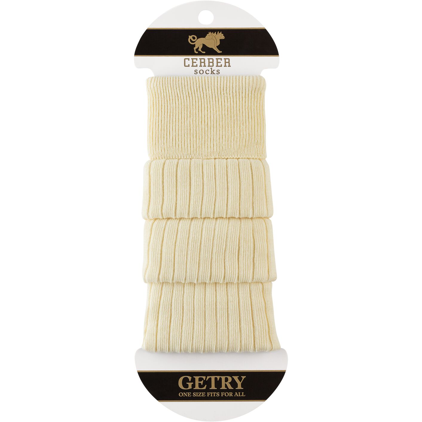 Getry bawełniane - ecru