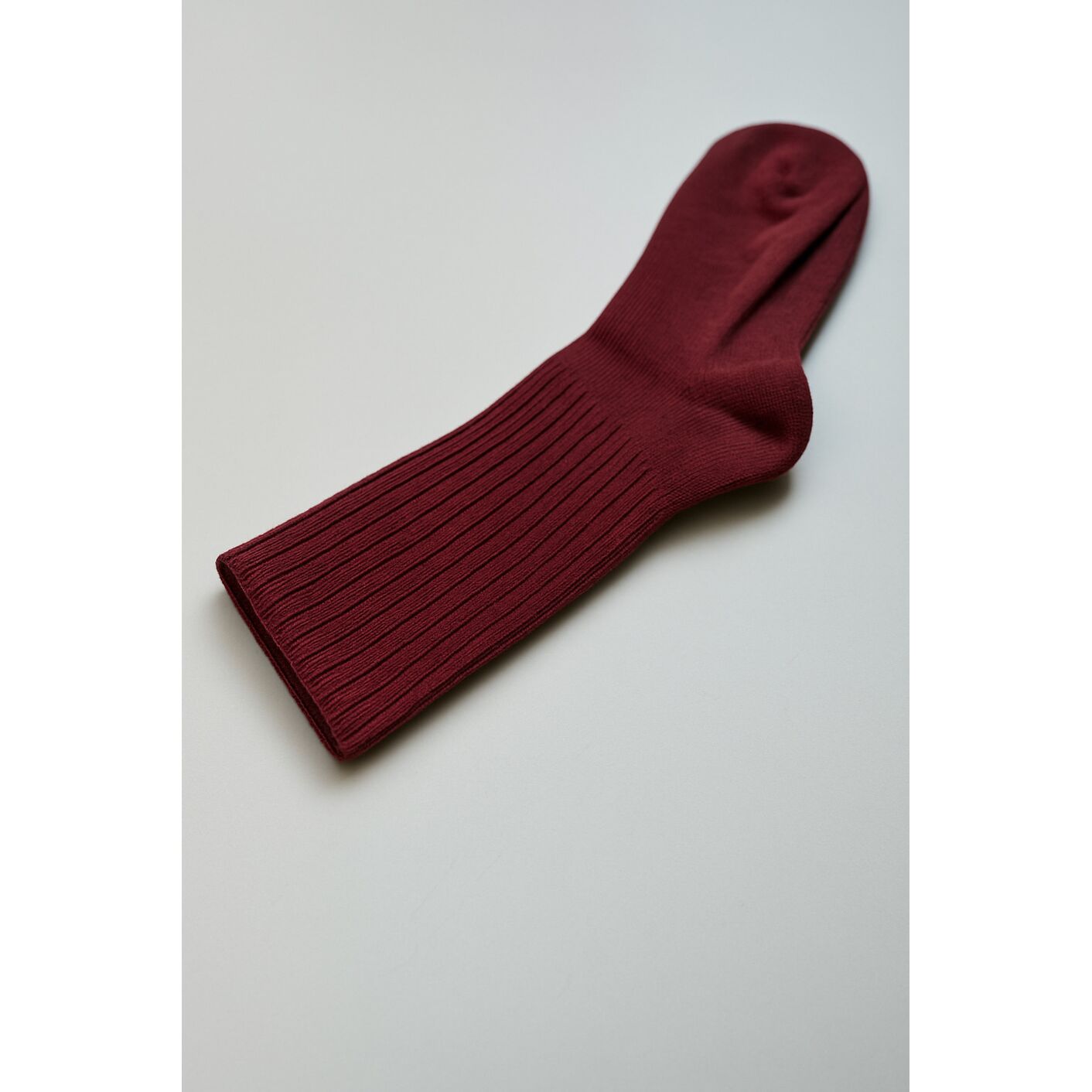 Skarpetki z wełny Merino - bordo (90% naturalnej wełny)