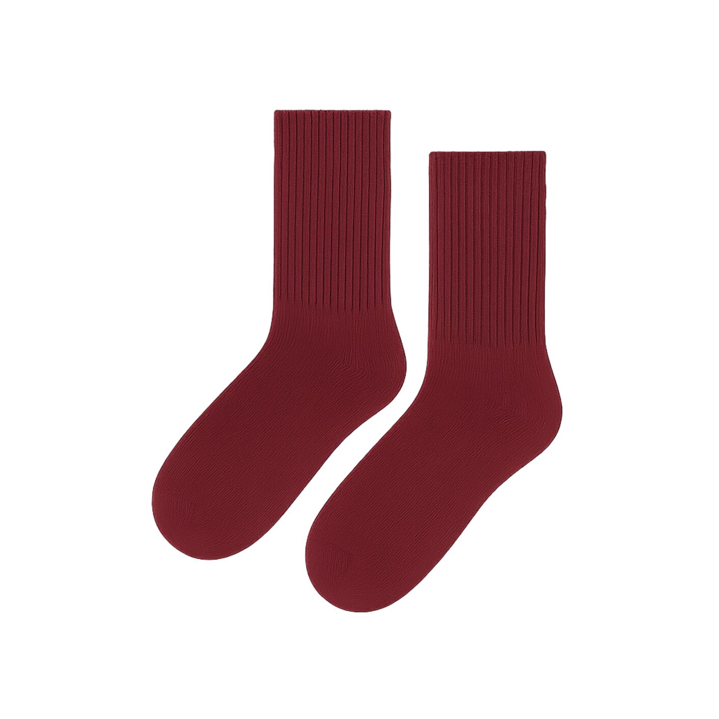 Skarpetki z wełny Merino - bordo (90% naturalnej wełny)