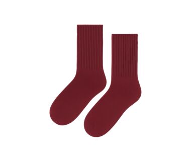Skarpetki Wełna Merino - bordo