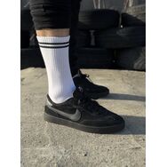 Białe Skarpetki Sportowe - Klasyczny Podwójny Pasek