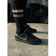 Czarne Skarpetki Sportowe - Klasyczny Podwójny Pasek