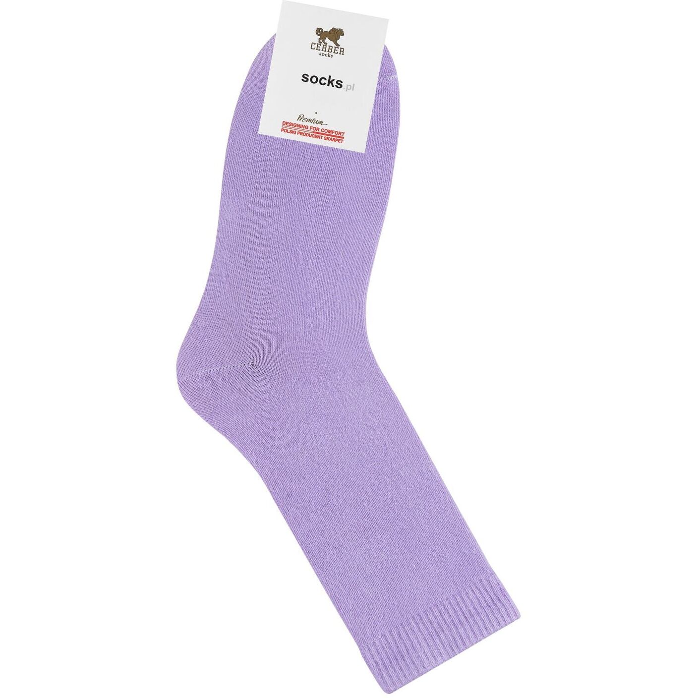 Skarpetki socks - damskie - jasny fiolet