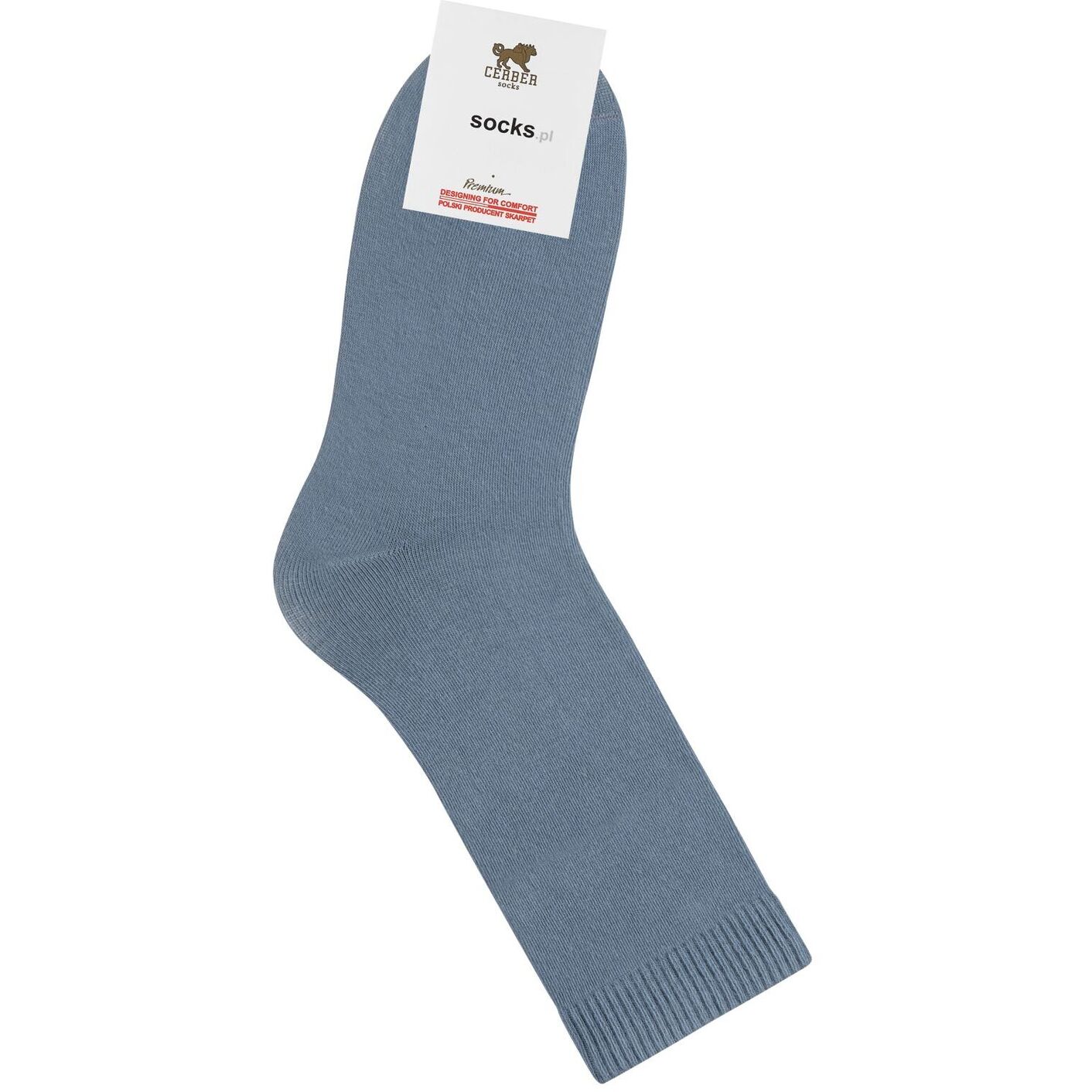 Skarpetki socks - damskie - szaro niebieski