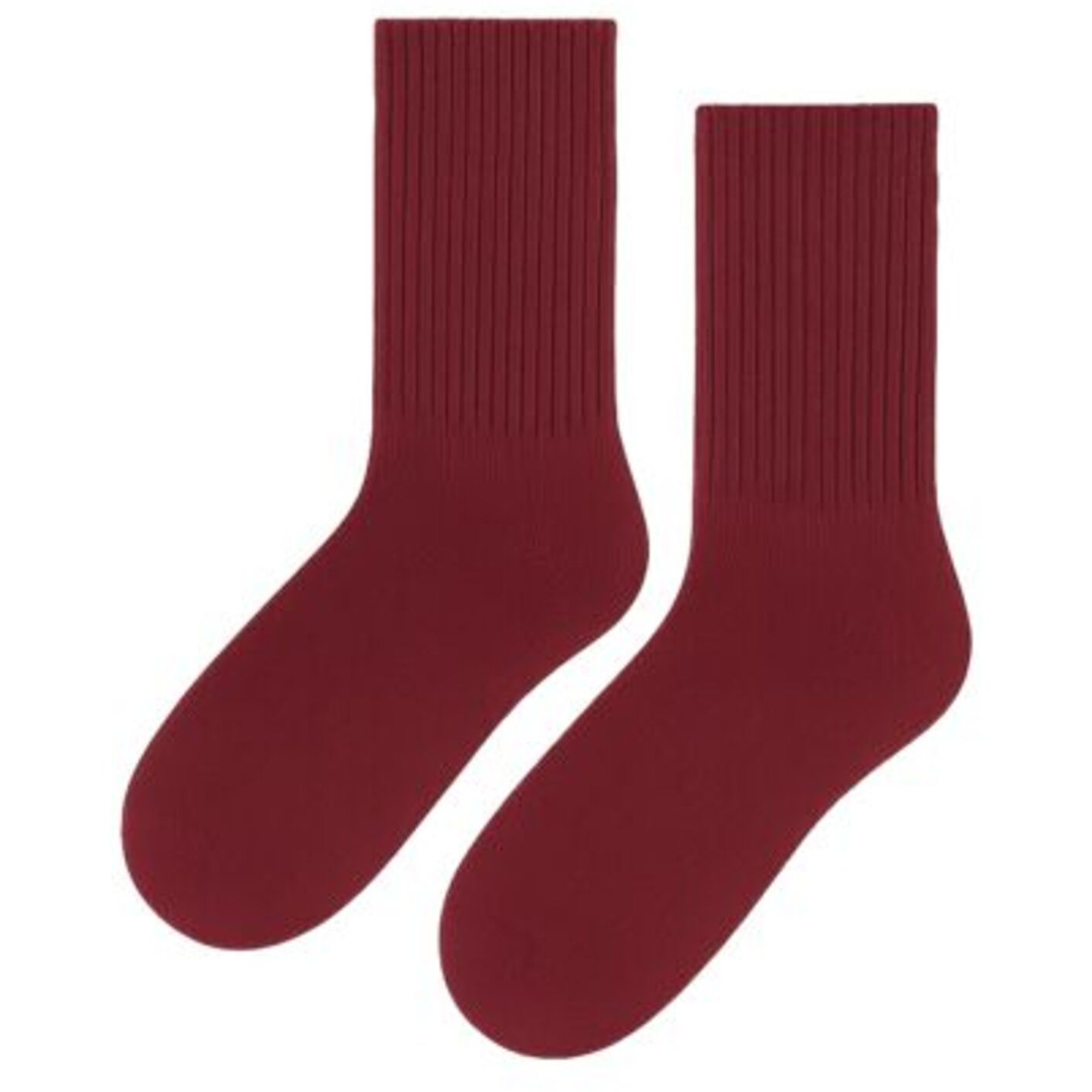 Skarpetki z wełny Merino - bordo (90% naturalnej wełny)