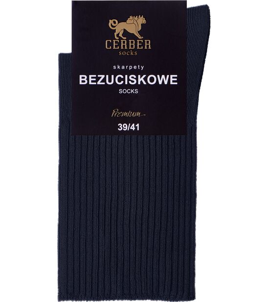 Skarpetki bezuciskowe - męskie - granat